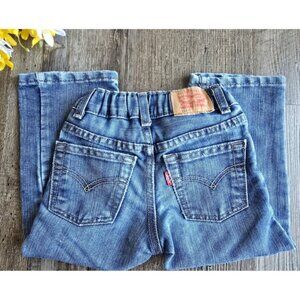 Levi's 514 Straight Leg Denim Jeans Toddler Boy's Size 2T Adjustable Waist